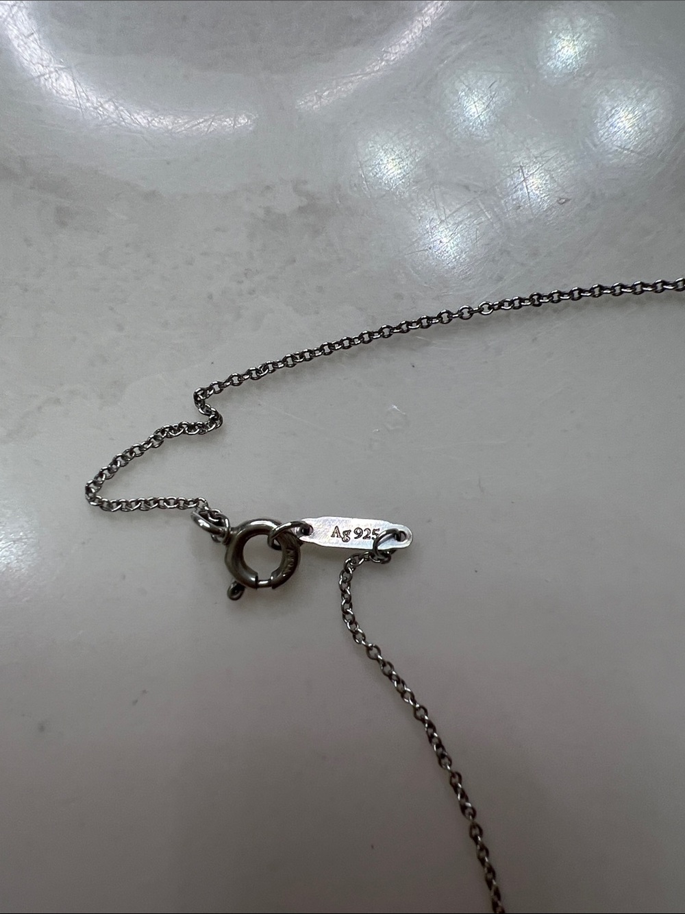 Tiffany & Co. Petite Sterling Necklace - Picture 4 of 4